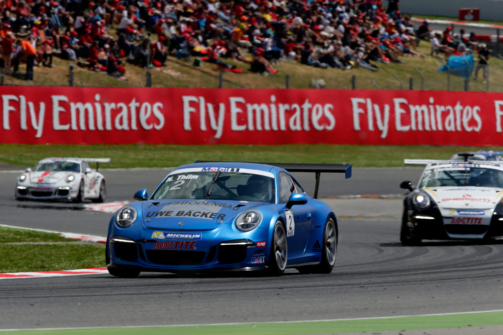 Nicki Thiim på vej mod sin podieplacering
(Foto: Porsche Media)